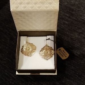 Vintage JACMEL JEWELRY, INC. 14k gold earrings